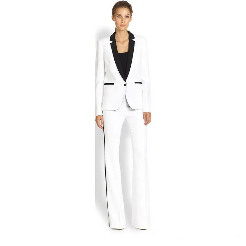

Fashion One Button Ladies Suit Workwear Formal Tuxedo Business Negotiation Suitable for Occasions (Jacket + Pants) 10