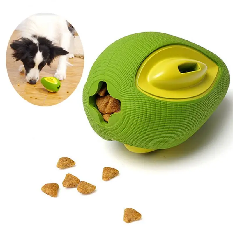 

Pet Dog Chew Toy Interactive Rubber Balls Puppy Cat Chewing Toys Pet Tooth Cleaning Treat Food Ball For Small Big Dogs Supplies
