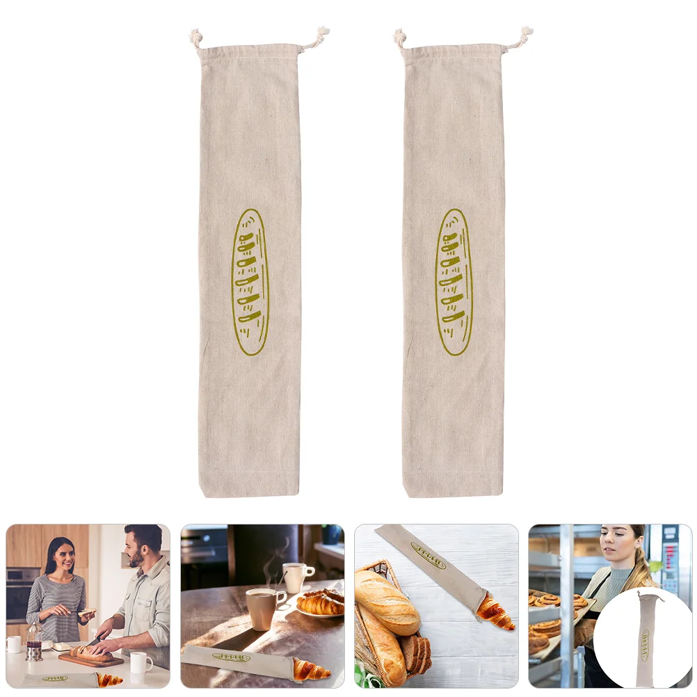 

Bread Drawstring Pastry ‌Linen Loaf Pouch Produce Grocery Freezer Pastries Sachet Burlap Reusable Linen Keepers ‌‌‌Drawstring‌