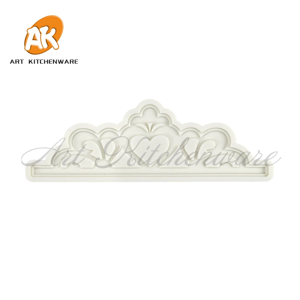 

Dorica Корона дизайн сделай сам помадка торт Форма Шоколад силиконовая форма торт украшения инструменты кухня Выпечка торт принадлежности