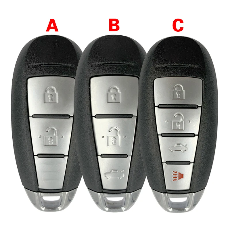 

CS048019 Aftermarket 2/3/4 Buttons Replacement Shell For Suzuki Swift Kizashi SX4 Vitara Remote Key Housing Replace With Logos
