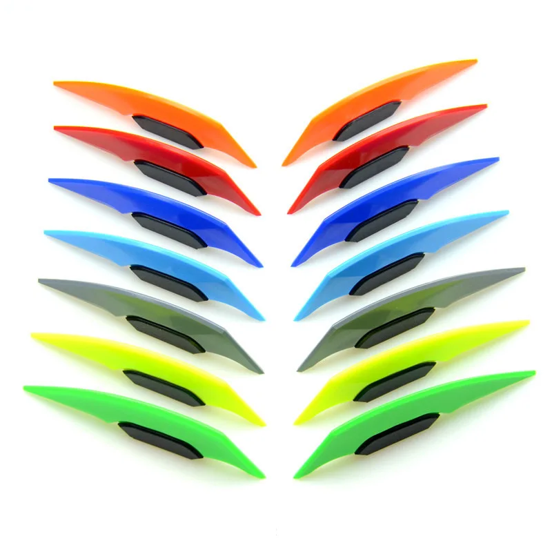 

1Pair Universal Motorcycle Winglet Aerodynamic Spoiler Wing with Adhesive Motorcycle Decoration Sticker for Motorbike Scooter