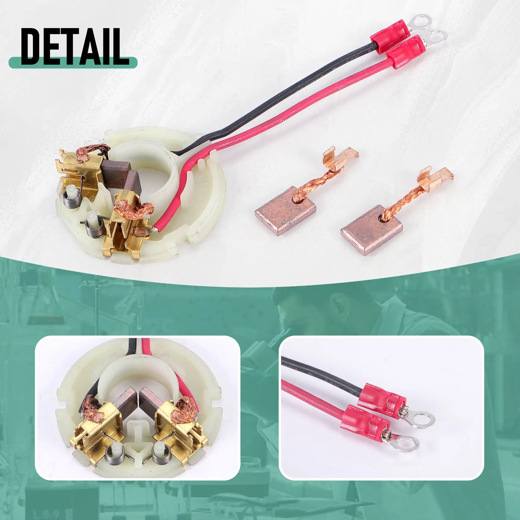 Держатель для угольной щетки MAKITA 638991-1 638614-1 DF458D DHP458 DHP448 DDF458 DDF448 BHP458 BHP448 BDF458 BDF448 DF444D