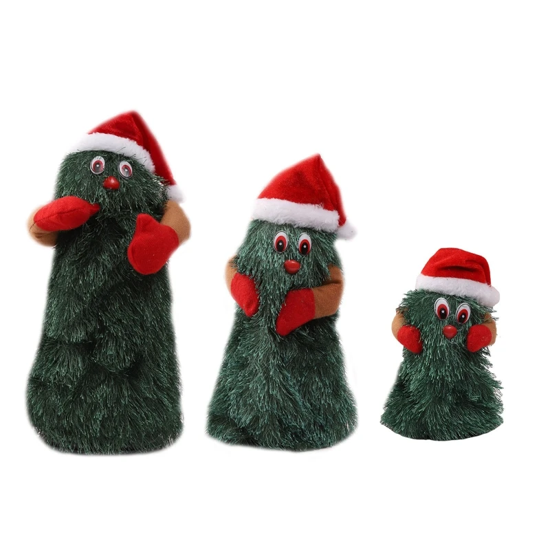 

Electric Xmas Tree Santa Doll Musical Toy Figure Novelty Electronic Gift Christmas Home Decoration Ornament Child Favor