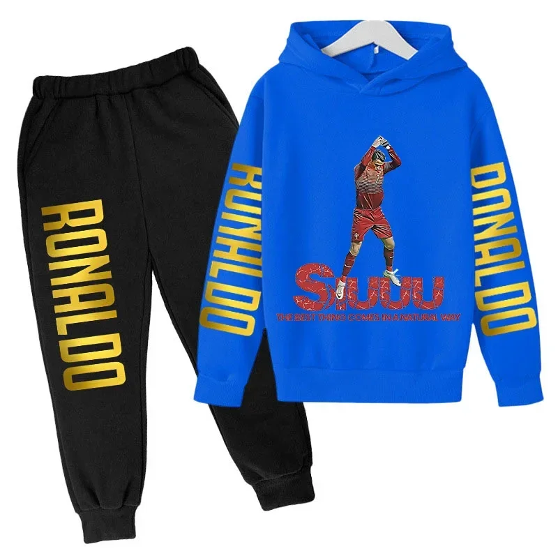 Demisaison Sports Inga С Принтом Роналлави Для Мальчиков И Девочек Пуловер Капюшоном Топ