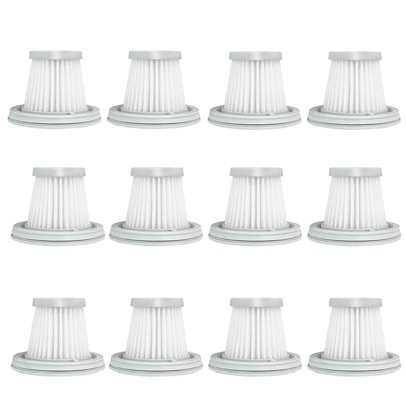 

12PCS HEPA Filter For XIAOMI MIJIA Handy Vacuum Cleaner Home Car Mini Wireless Washable Filter Spare Parts Accessories