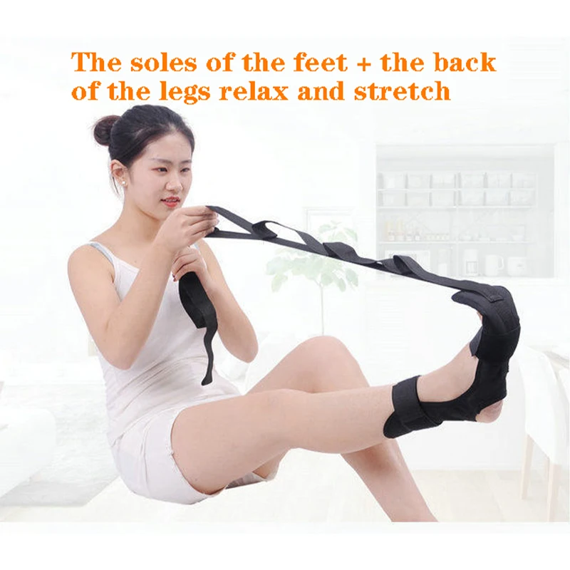 

Leg Stretcher Strap Yoga Flexibility Stretching For Rehabilitation stretch Yoga Dance Gymnastics Trainer Tape Stretching Legs