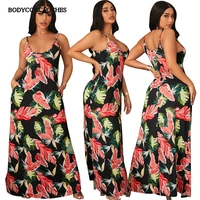 bodyconclothes summer dress women 2022 maxi elegant beach dresses for women sexy bohemian print woman dress long elegant evening