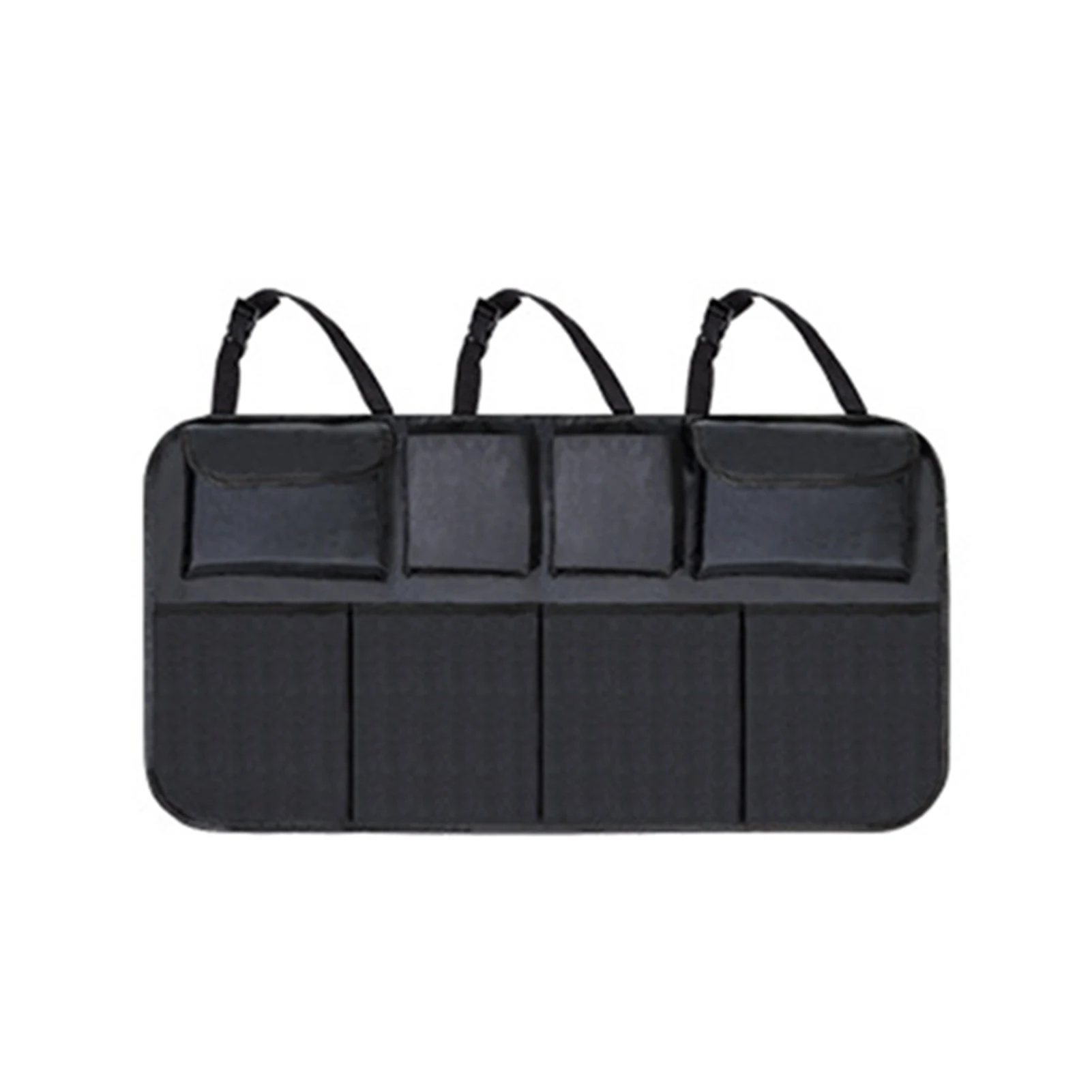 

Car Trunk Storage Bag With Multipockets Large Capacity Car Seat Back Organizer