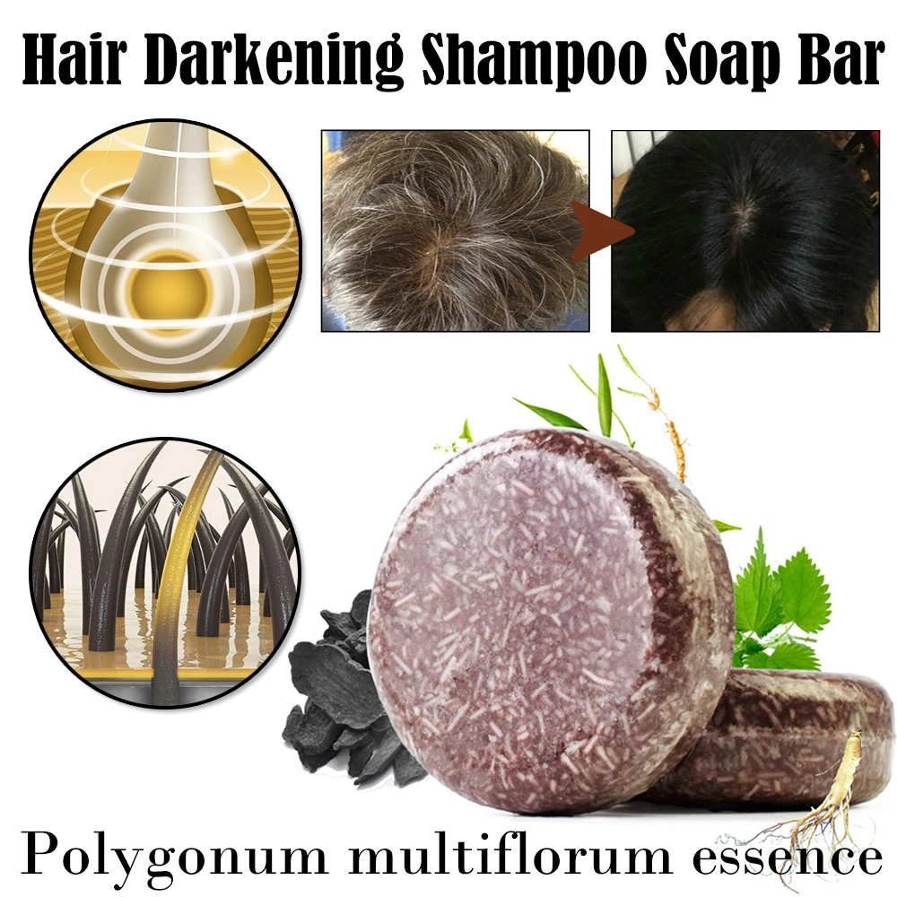 

Polygonum Multiflorum Ginger Shampoo Bar Anti Hair Loss Shampoo Soap Hair Growth Care Natural Hair Darkening Shampoo Soap