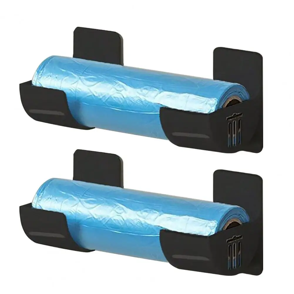 

Настенный органайзер для хранения Настенный кухонный стеллаж для хранения Органайзер для пластиковых мешков для мусора для организации