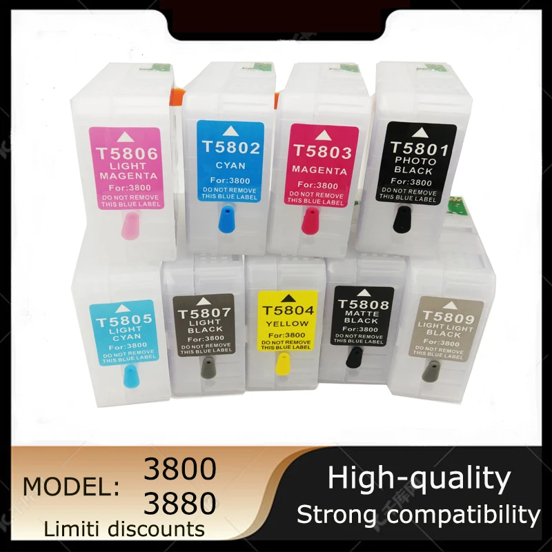 Vilaxh T5801 T5802 T5803 T5804 T5805 T5806 T5807 T5808 T5809 для принтера Epson Stylus Pro 3800