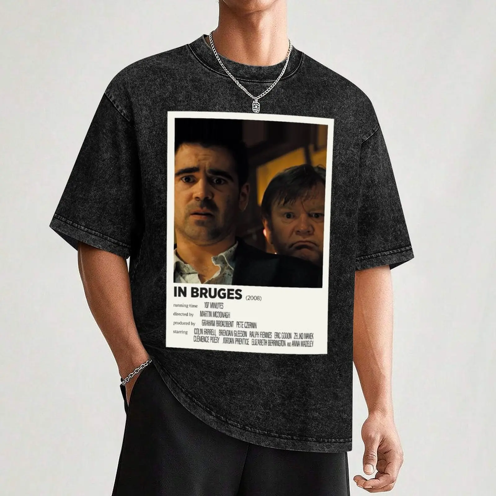 Классическая футболка с альтернативным фильмом In Bruges (2008) забавные футболки