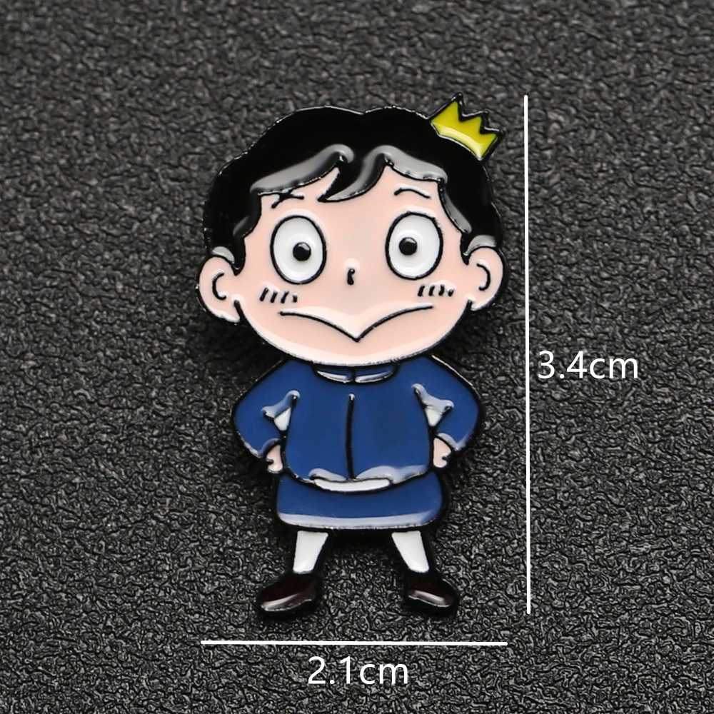 Фигурка Bojji Kage черный эмалированный значок рейтинг королей брошь заколка