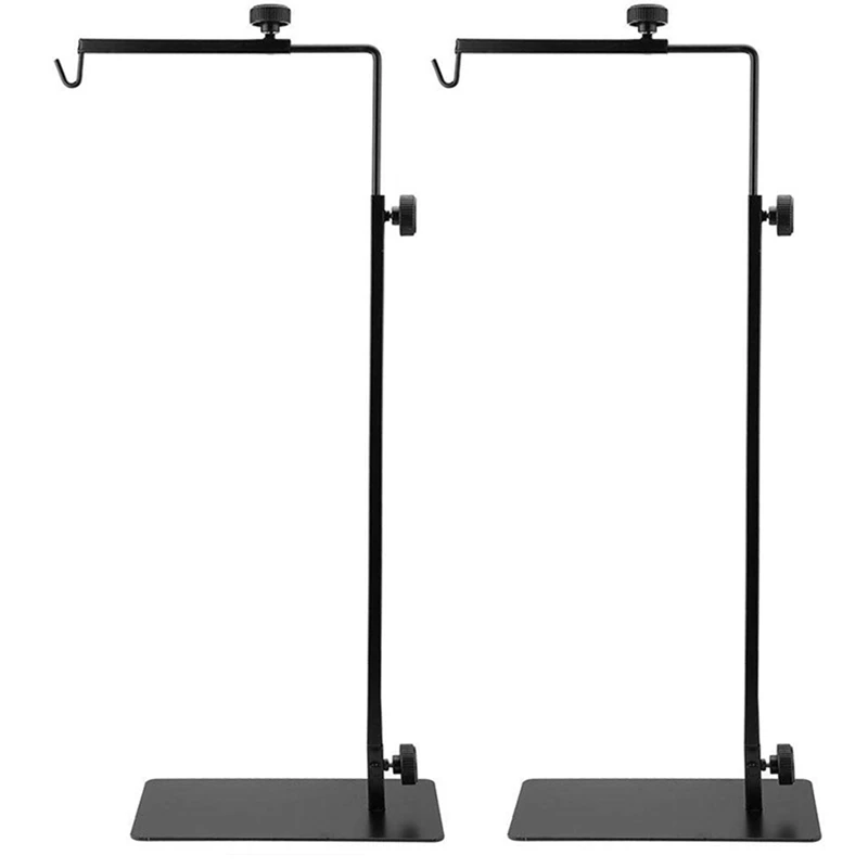 

Hot-2X Reptile Lamp Stand Adjustable Telescopic Floor Bracket For Succulent Lizard Tortoise Turtle Heating Light Holder