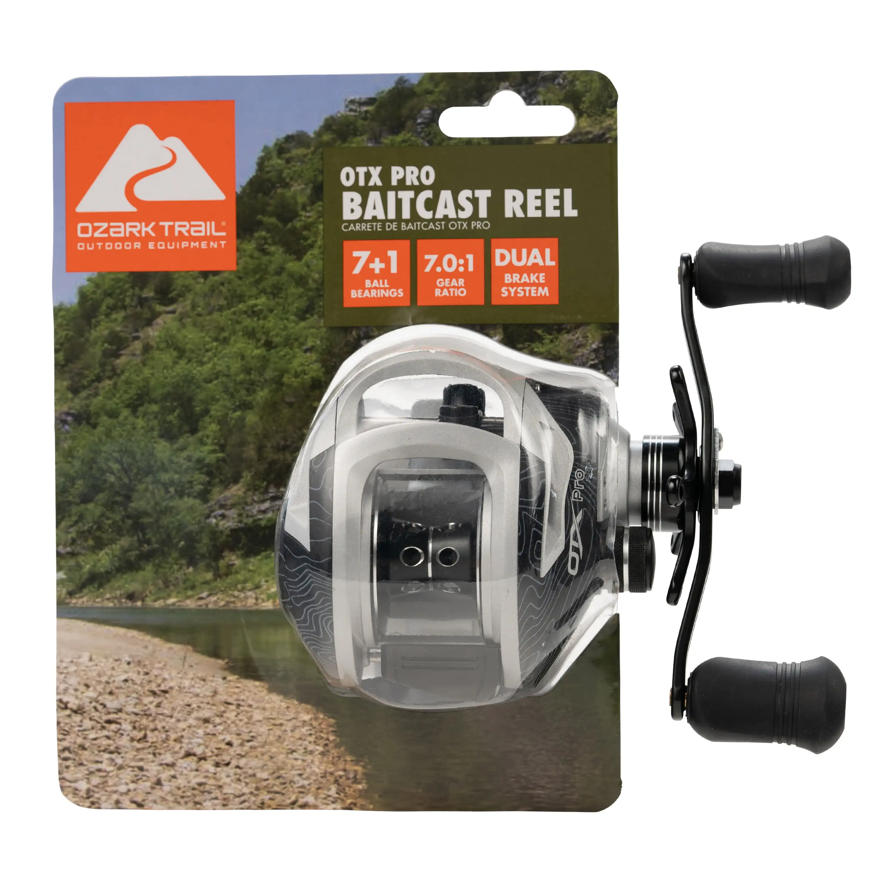 Pro Baitcast Fishing Reel, Black enlarge