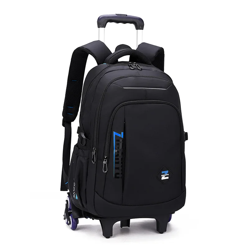 S For Boys Wheeled Bag Travel Luggage Kids Bookbag Mochil