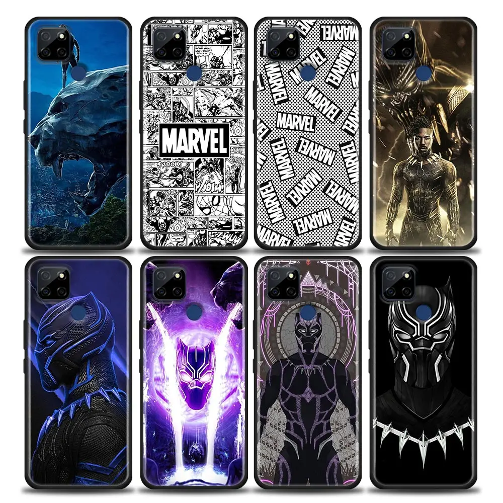 

Marvel Avengers panther Comic Phone Case For Oppo Realme C35 C20 C25 C21 C12 C11 C2 A53 A74 A16 A15 A9 A54 A95 A93 A31 A52 A5s