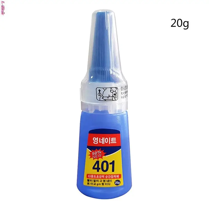 401 Super Glue Instant Adhesive-20G-Sticks Plastic Metal,Rubber,Ceramic General Purpose.Pro Nail Glue for Press On Nails images - 6
