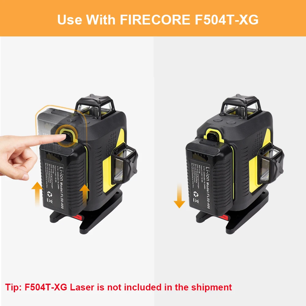 FIRECORE зеленый/красный лазерный уровень 3 7 V 5200mAh 19.24Wh аккумуляторная литиевая