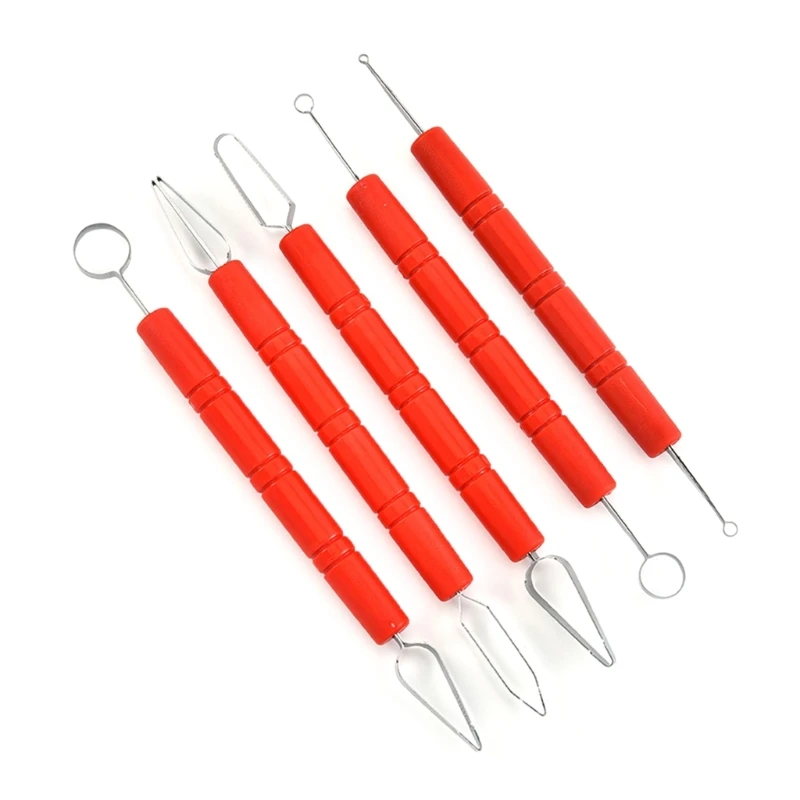 

5Pcs Sculpting Tool Pottery Tools Pottery Set Wax Carving Sculpt Smoothing Polymer Shapers Pottery Clay Ceramic Tool Dropship