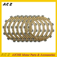 motorcycle 7pcs clutch friction plates paper based clutch frictions plate for kawasaki kdx200 kdx125 klx250 kl250