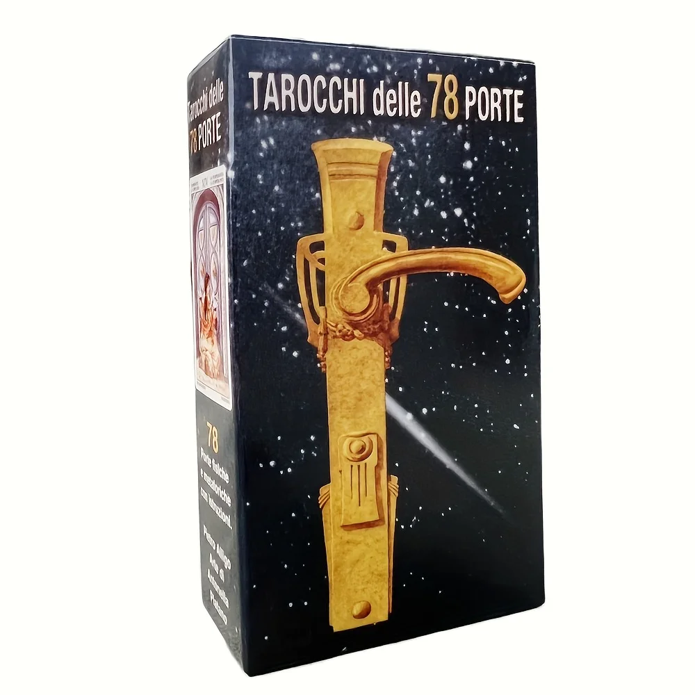 

Unlock Your Future: Portable Tarot Card Deck with 78 Doors of Fortune Telling & Divination