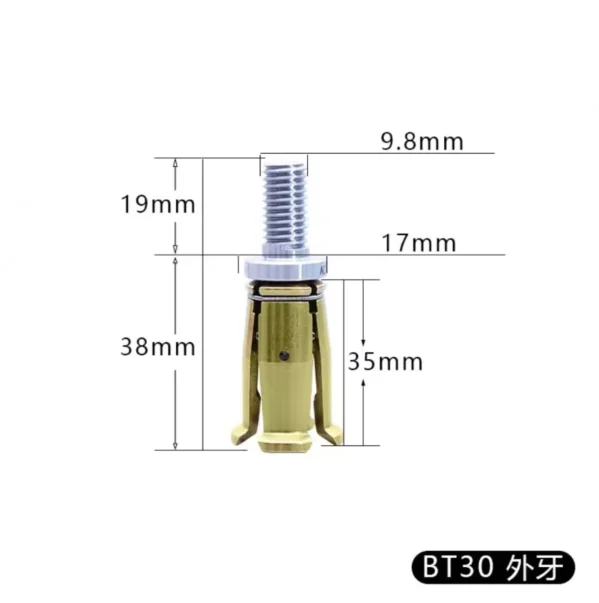 1 шт. 4-лепестковый зажим тянущий коготь шпиндель с ЧПУ 45 градусов внешний съемник