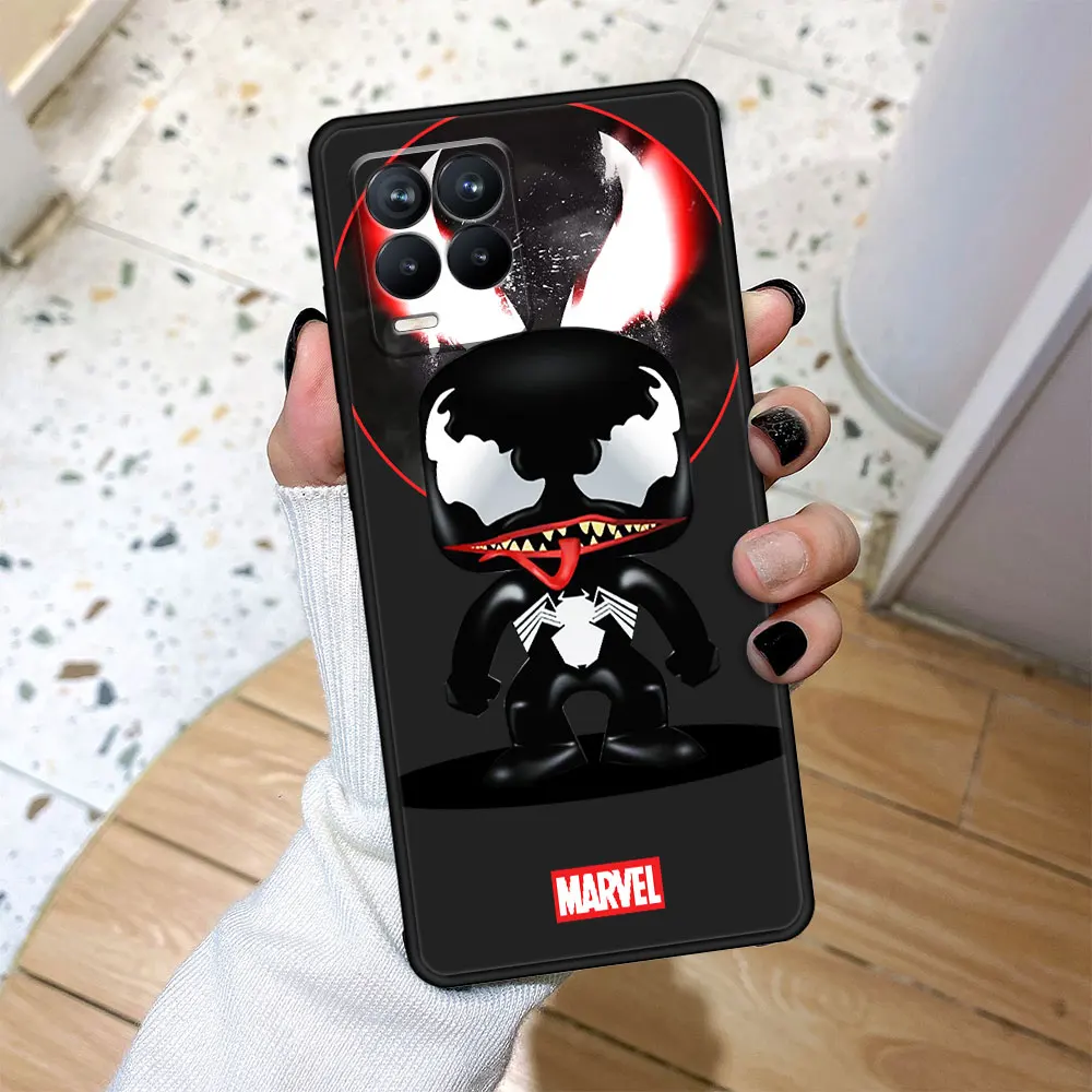 Чехол Coque для Realme C21Y 9 6 C11 C3i 8 Pro C21 C15 7 C25Y Plus 7i C3 Neo2 Cell Official Marvel Железный человек Spiderman