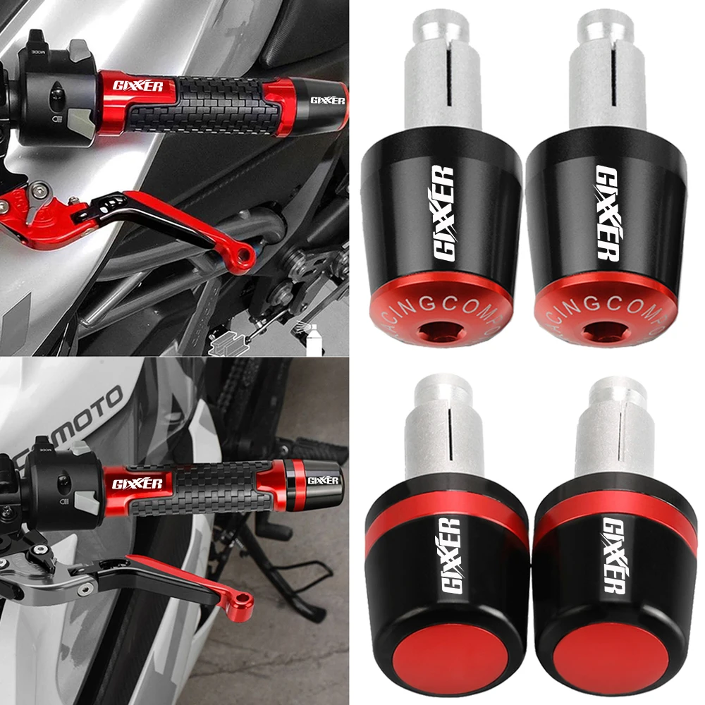 

Motorcycle Handle Bar End Weight Handlebar Grips Cap Anti Vibration Silder Plug For Suzuki gixxer 150sf 250sf 155 Accessories