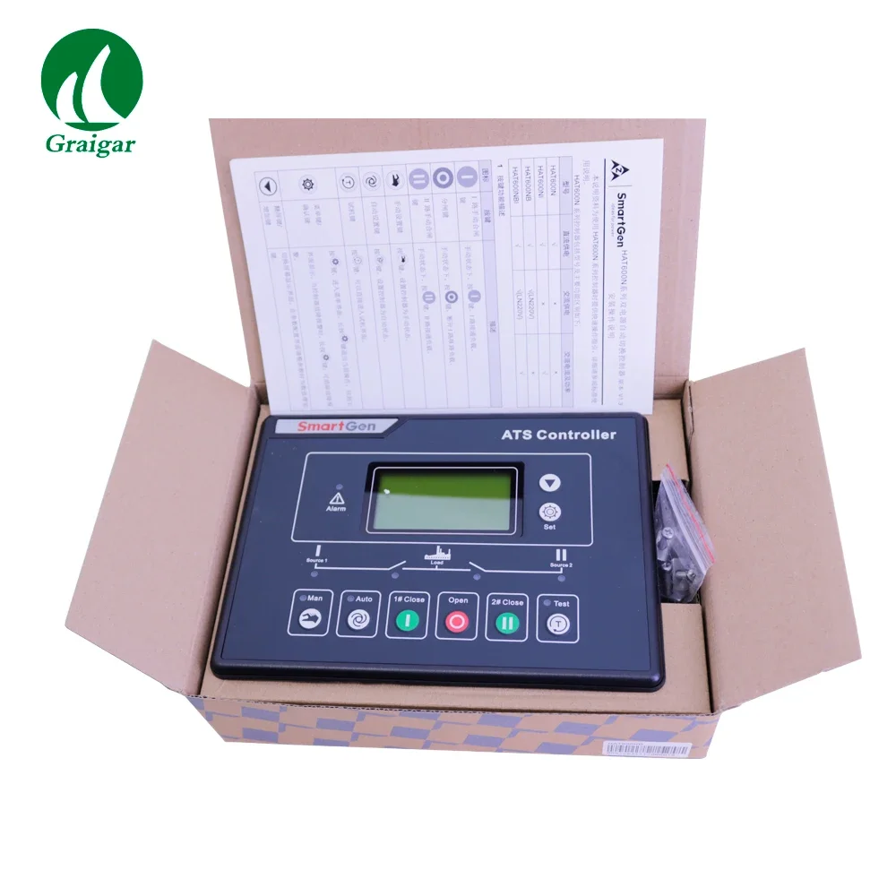 SmartGen HAT600NB Интеллектуальный модуль двойного питания постоянного тока + источник