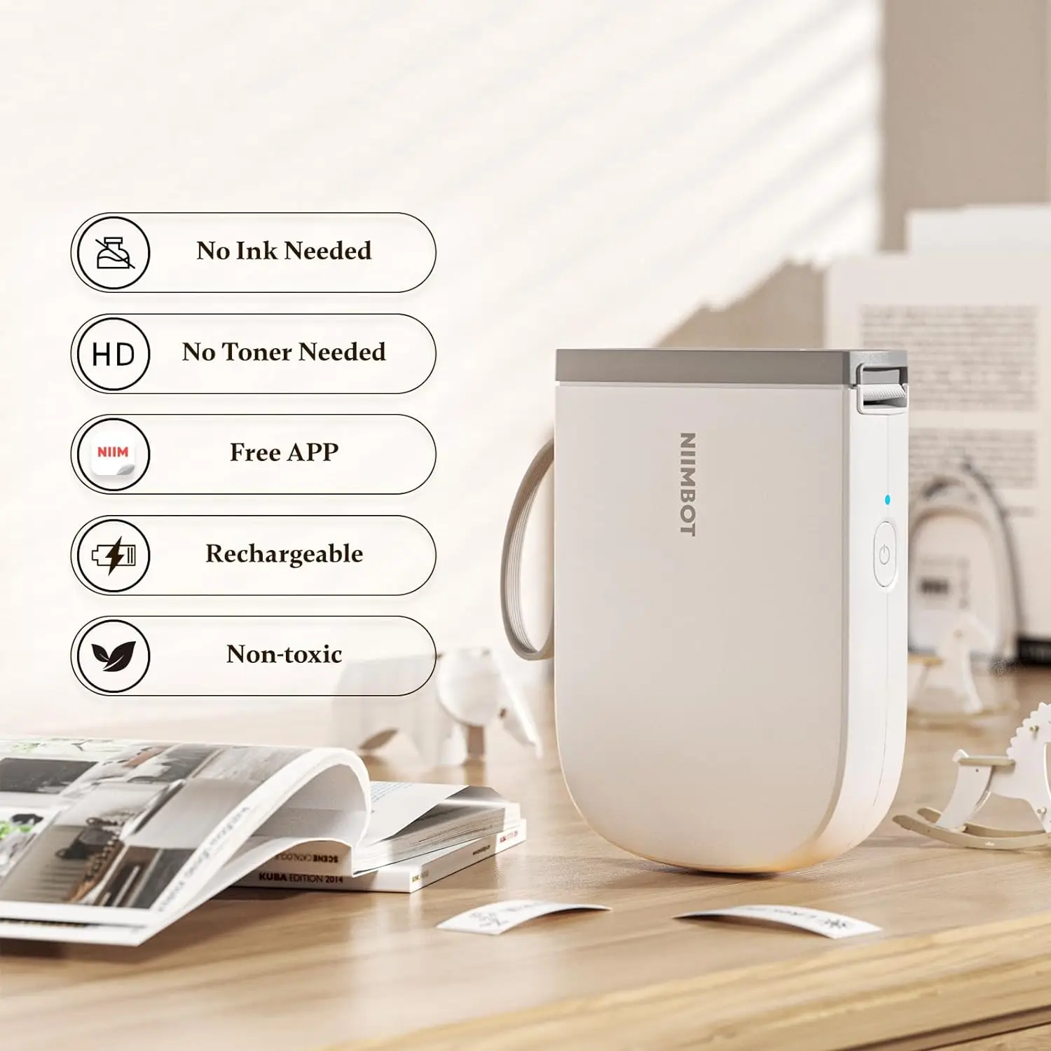 Портативный термопринтер Niimbot New D11 D110