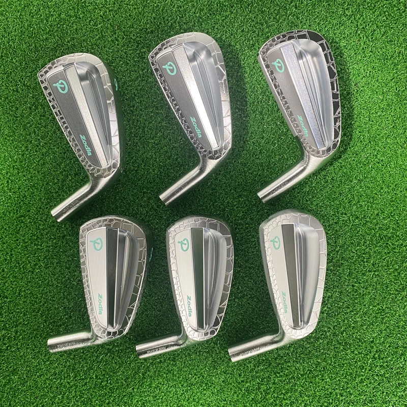

new zodia golf irons silver golf clubs iron set 4 5 6 7 8 9 P 7pcs steel or graphite shaft