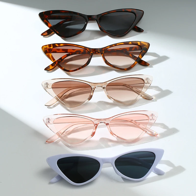 Модные Солнцезащитные Очки кошачий Глаз Uv400 С Градиентными Линзами Для Мужчин И