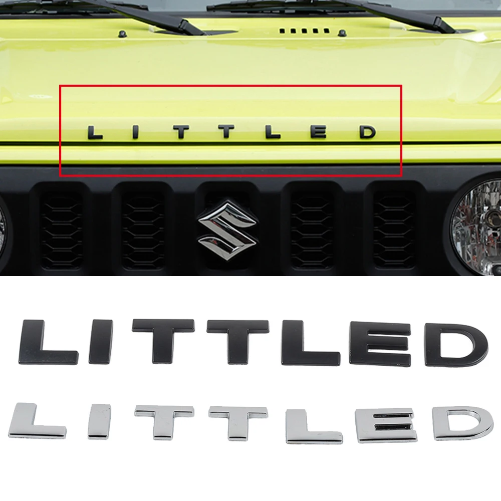 Эмблема передней капота для Suzuki Jimny JB64 JB74 2019 2020 2021 2022 литые светодиодные