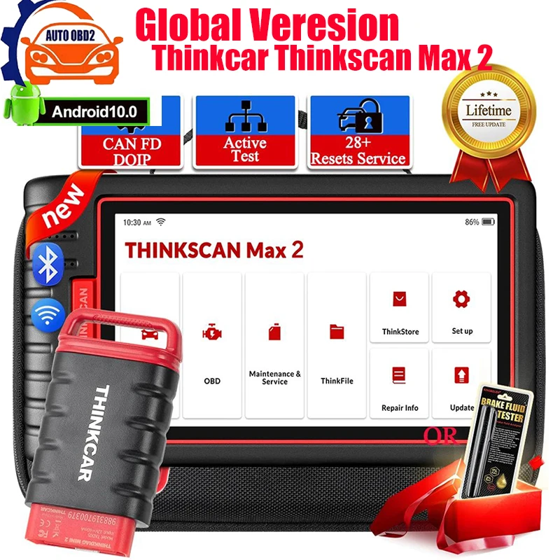 Thinkcar Thinktool Thinkscan Max Max2 OBD2 сканер профессиональная полная система диагностический