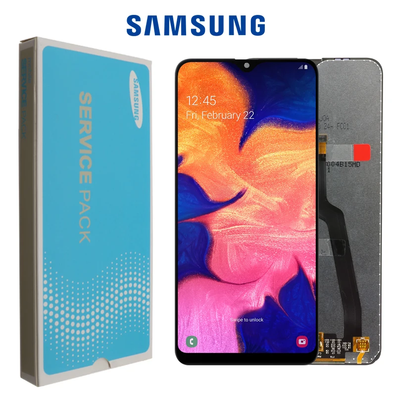 

6,2 "Оригинальный ЖК-экран для Samsung Galaxy A10 A105 A105F SM-A105F, сменный ЖК-экран с дигитайзером в сборе + Сервисный пакет