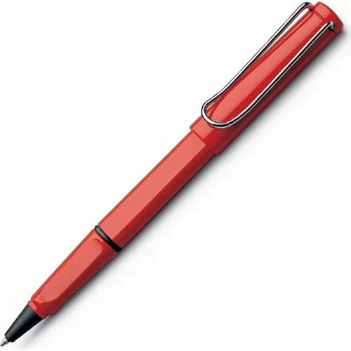 Lamy Safari Rollerball Pen 316, Bright Red Body, Luxury Pen, Office and School Supplies