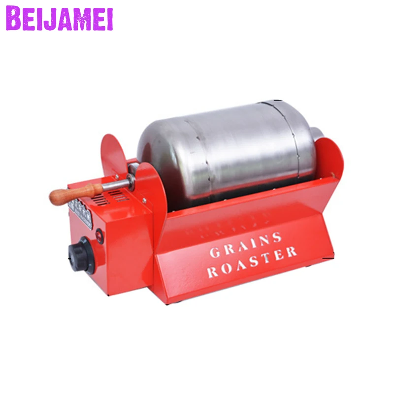 

BEIJAMEI Multi-Function Melon Seed Chestnut Roaster Baking Machine Electric Fried Sesame Coffee Bean Roller Frying Machines