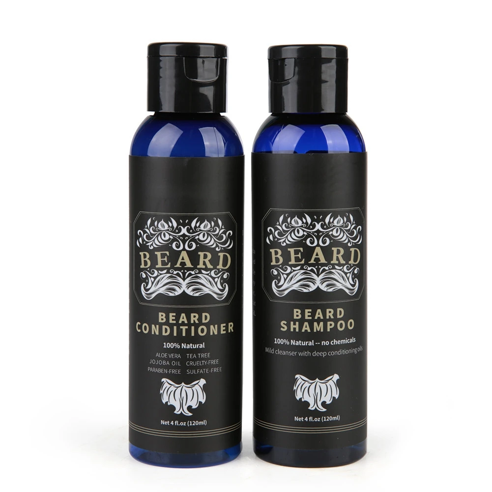 

Men Beard Shampoo And Conditioner Set Face Hair Care Grooming Kit(120ml*2)