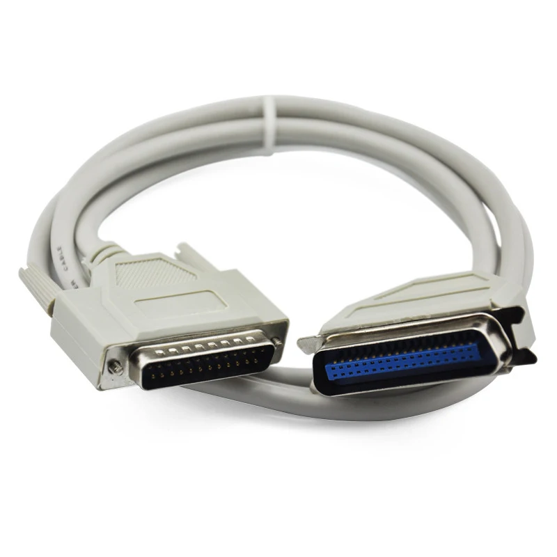 

All Copper Tape Shielded Fine Print Line DB25 To CN36 Parallel Serial IEEE-1284 Printer Data Cable Computer Components Stock X