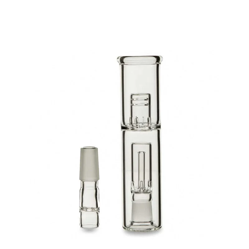 

Smoking Attachment 14MM Bubblers Tool Glass Mouthpiece Tube Water Filtration With Adapter for Arizer Solo Air