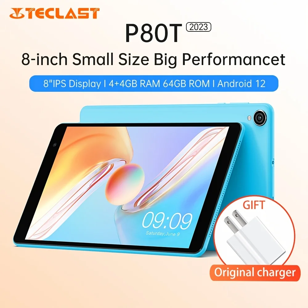 

Teclast P80T планшет на Android 12, экран 8 дюймов, 4 Гб + 64 ГБ