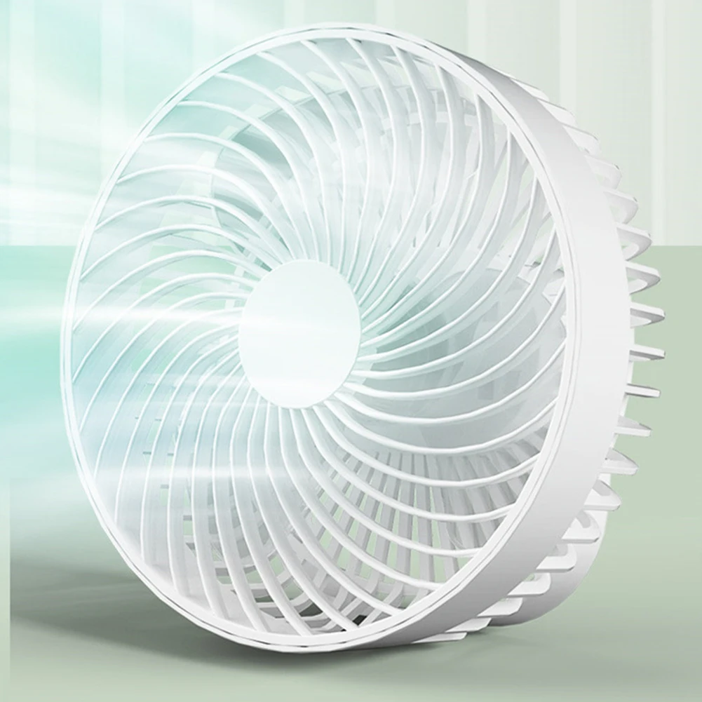

2 in 1 Desktop Cooling Fan LED Night Light Camping Travel Mute Silent Tent Ceiling Fans Adjustable Angle Ventilator