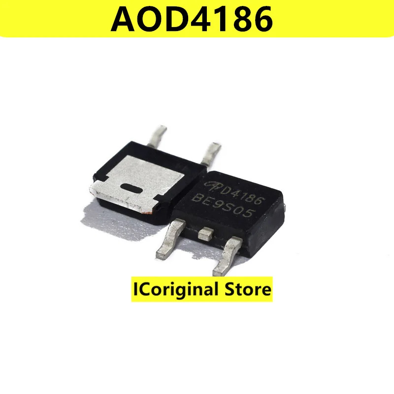 

New and original AOD4186 D4186 Liquid crystal field effect MOS tube 40V 50A TO-252 Electronic components to252