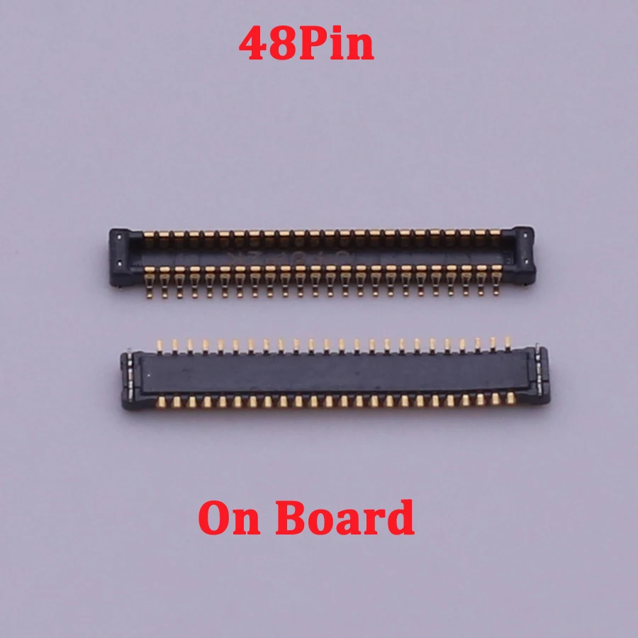 1Pcs Lcd Display Screen Flex FPC Connector For Samsung Galaxy A600F A6 Plus 2018 A6Plus A605 A600 A605F Plug On Board 48 Pin - купить по