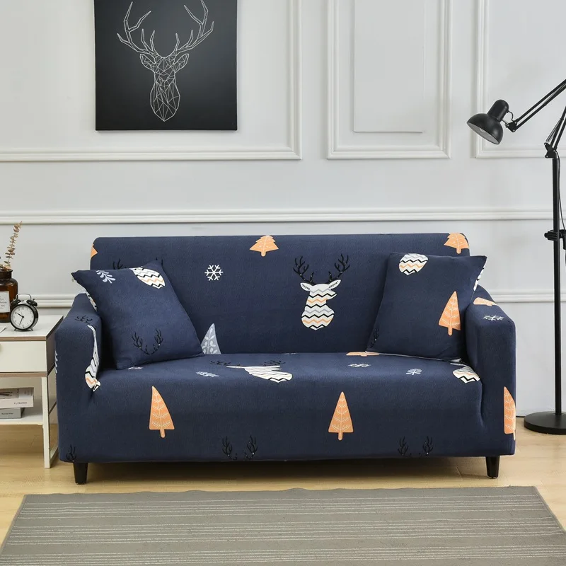 

Fashion Deer Elastic Sofa Covers High Quality Stretch Sofa Slipcover For Living Room Sofa Chair L Shape Couch Cover Home Decor