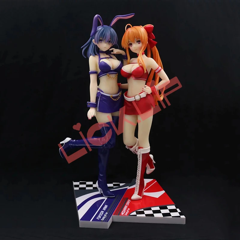 

Anime Sexy Girls Racing Girl Mizuhara Erika Fukiishi Hana PVC Action Figures Adult Collection Model Dolls Toys Gift