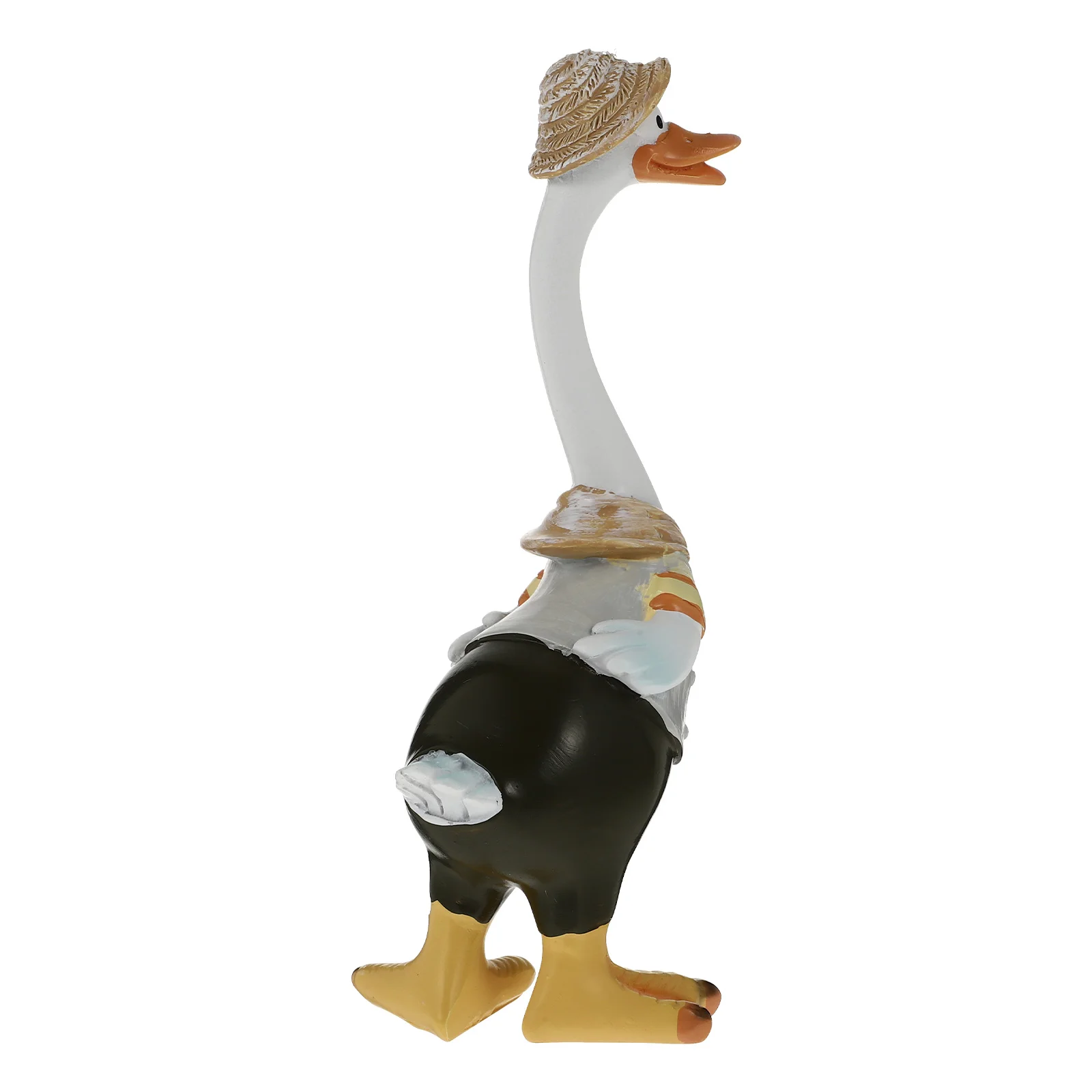 

Vivid Duck Statue Ornament Desktop Duck Modeling Craft Simulation Duck Figurine