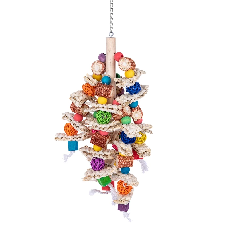 Игрушки для попугаев натуральный кукурузный початок жевательные игрушки птиц